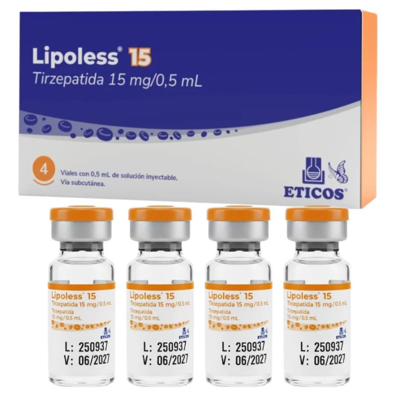 Lipoless 15mg 4 frasco 0,5ML